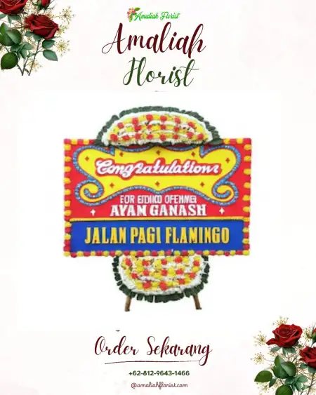 Sewa Papan Bunga Sampung